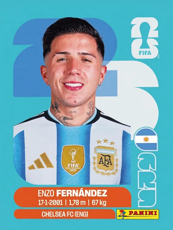 Postal ARG10 Enzo Fernandez