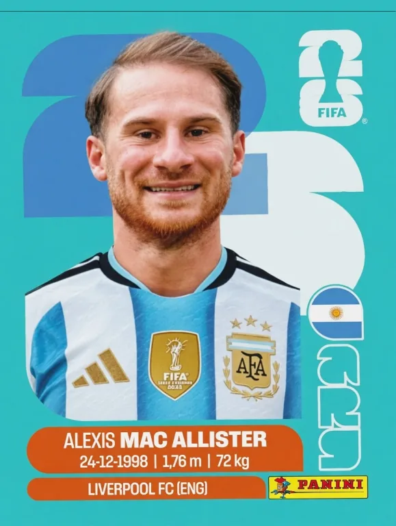 Postal ARG11 Alexis Mac Allister