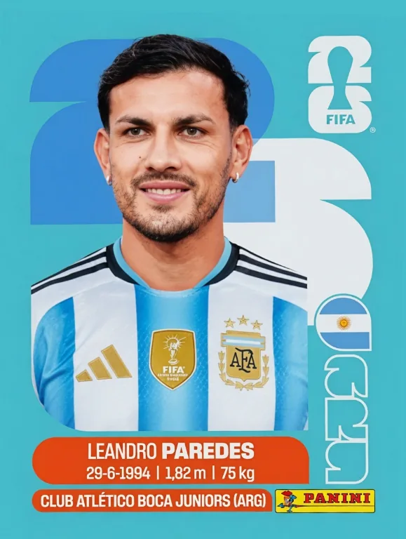 Postal ARG13 Leandro Paredes