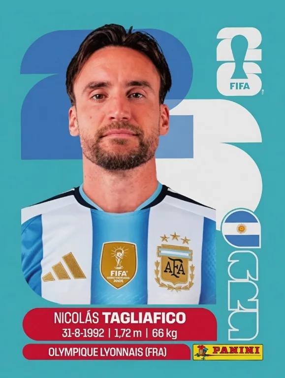 Postal ARG20 Nicolas Tagliafico
