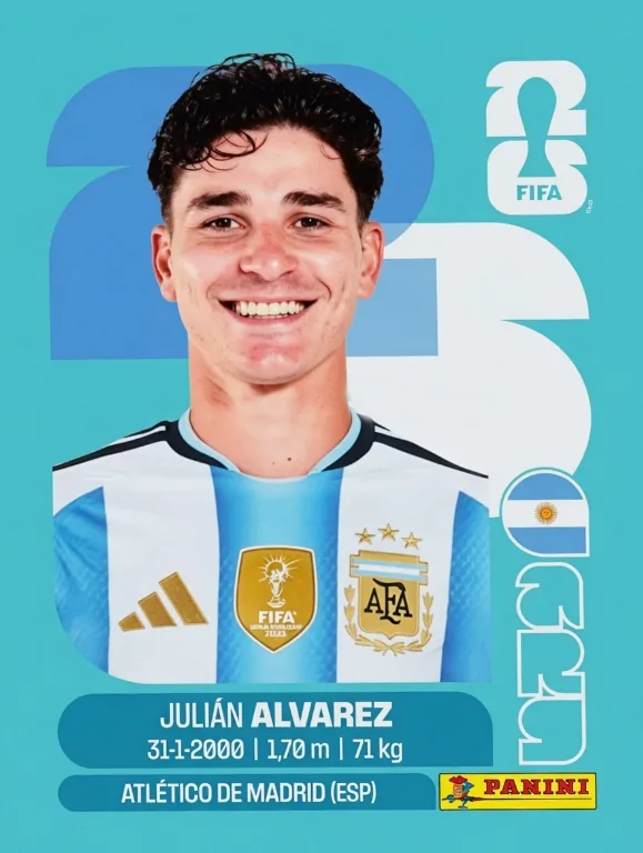 Postal ARG7 Julian Alvarez