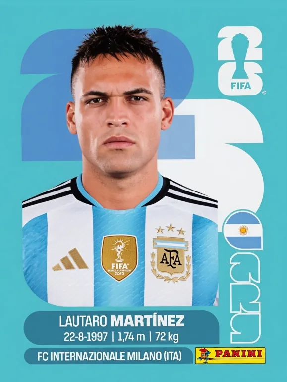 Postal ARG8 Lautaro Martinez