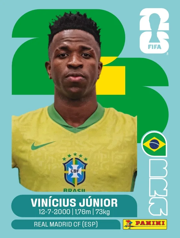 Postal BRA12 Vinicius Junior