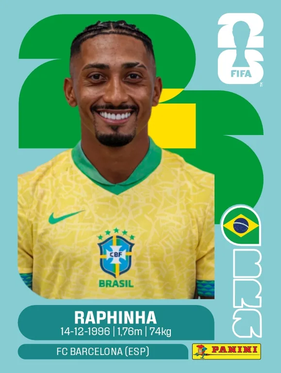 Postal BRA14 Raphinha