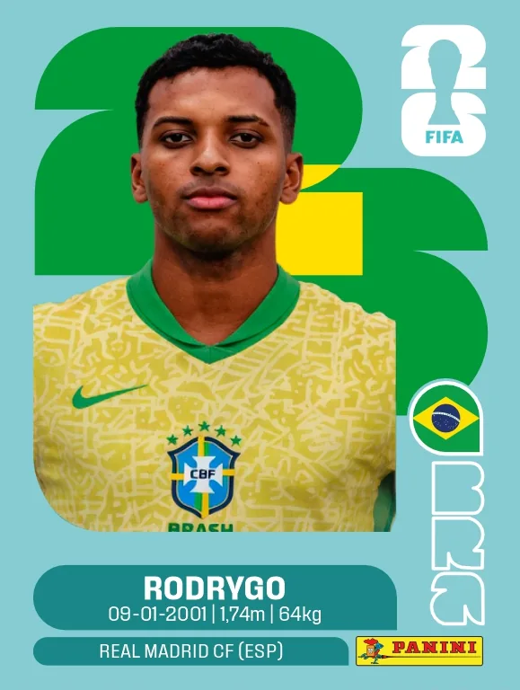 Postal BRA17 Rodrygo