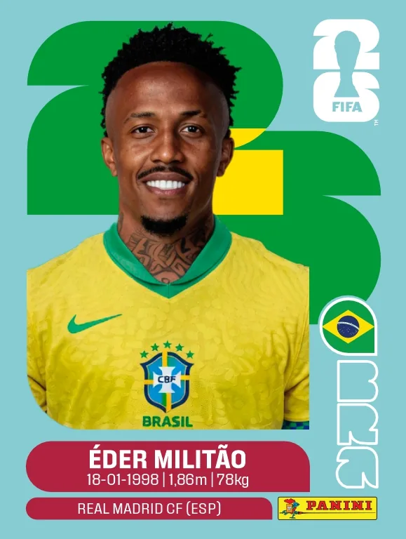 Postal BRA5 Eder Militao