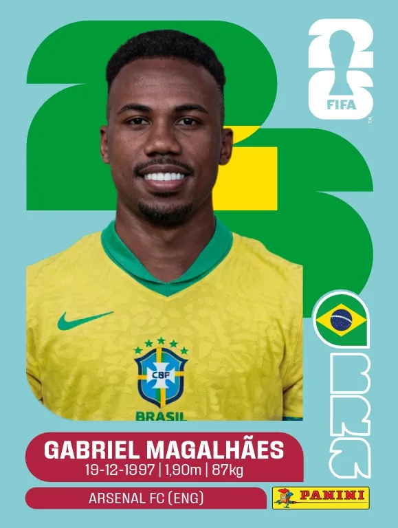 Postal BRA6 Gabriel Magalhaes