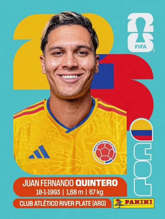 Postal COL11 Juan Fernando Quintero