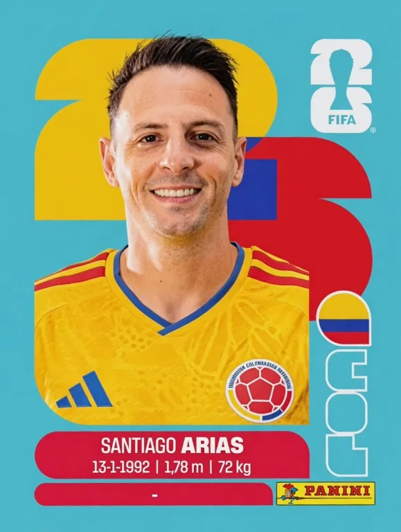 Postal COL15 Santiago Arias