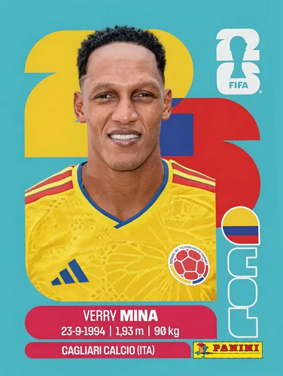 Postal COL17 Yerry Mina