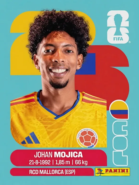 Postal COL18 Johan Mojica
