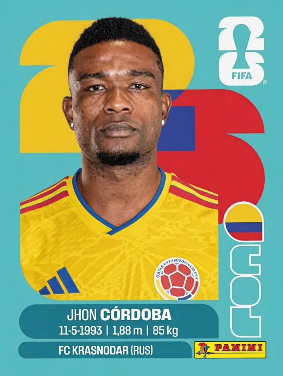 Postal COL6 Jhon Cordoba