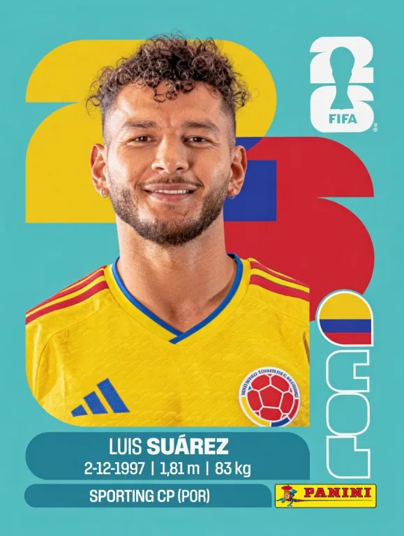 Postal COL8 Luis Suarez