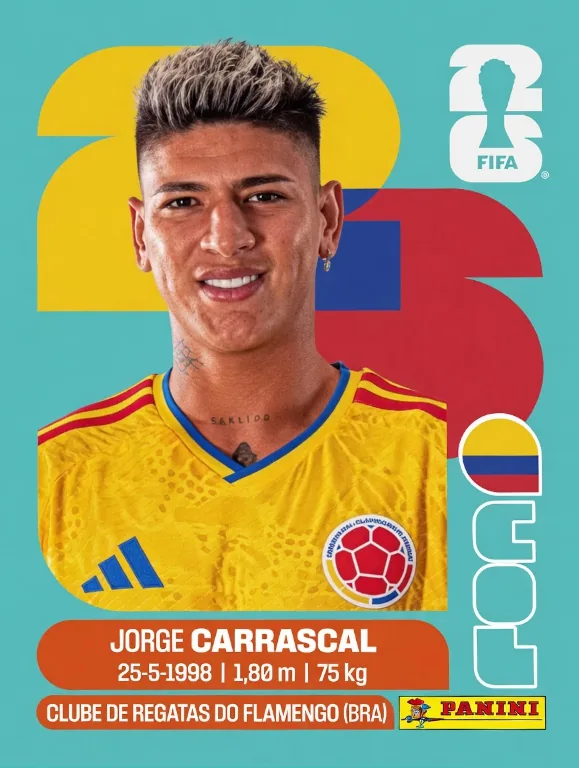 Postal COL9 Jorge Carrascal