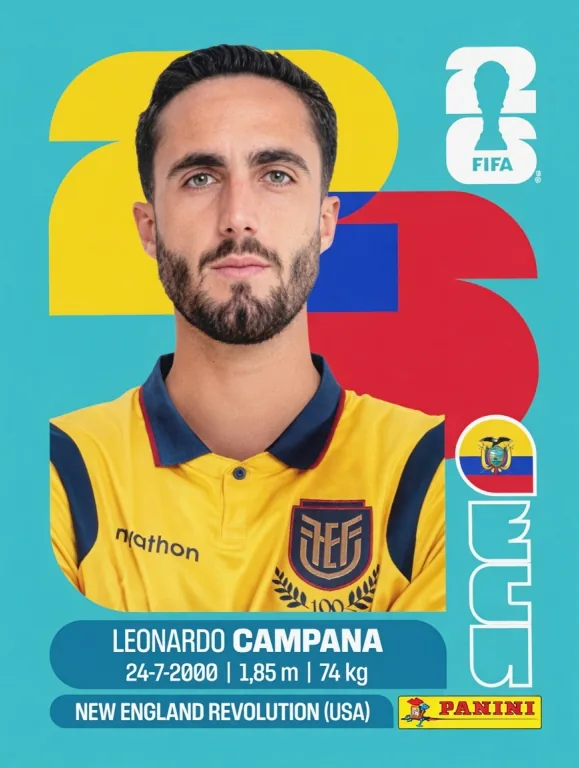 Postal ECU10 Leonardo Campana