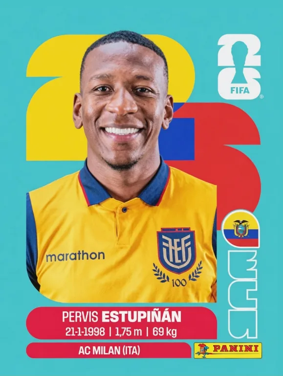 Postal ECU17 Pervis Estupinan