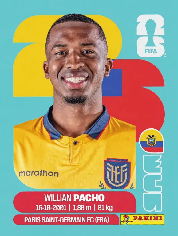 Postal ECU18 Willian Pacho
