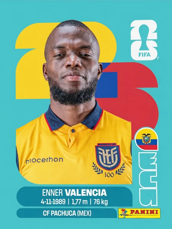 Postal ECU5 Enner Valencia
