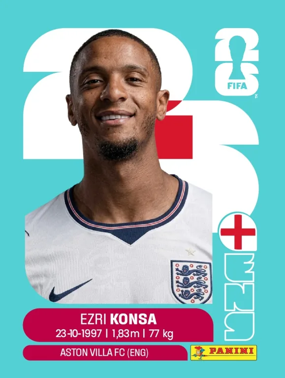 Postal ENG19 Ezri Konsa