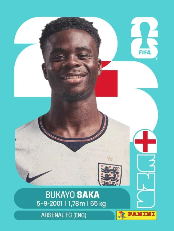 Postal ENG8 Bukayo Saka