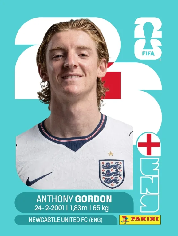 Postal ENG9 Anthony Gordon