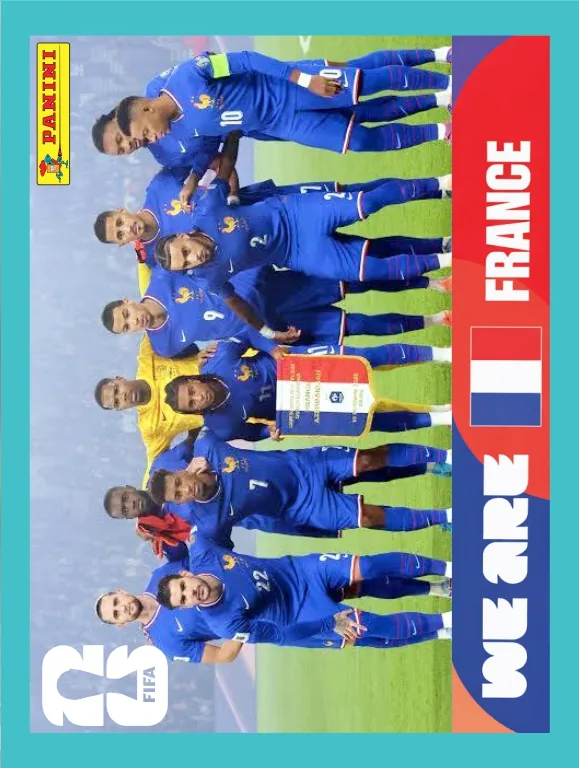 Postal FRA2 Equipo Francia