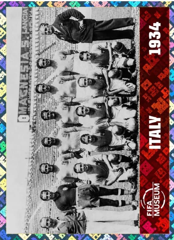 Postal FWC9 Italia 1934 — World Cup History