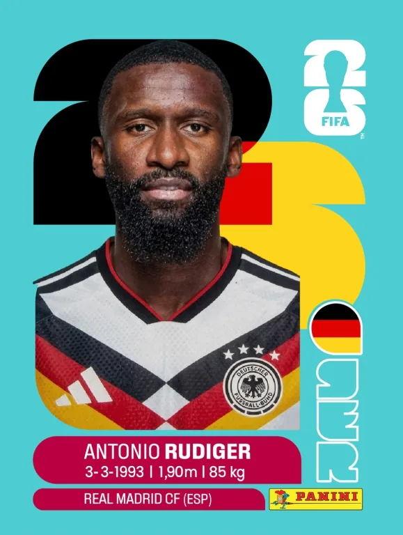 Postal GER19 Antonio Rudiger