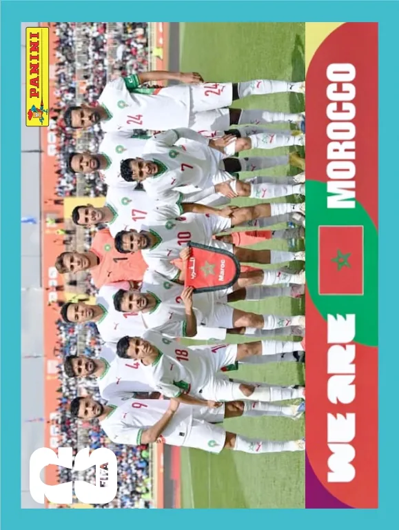 Postal MAR2 Equipo Marruecos