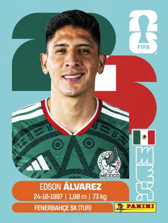 Postal MEX11 Edson Alvarez