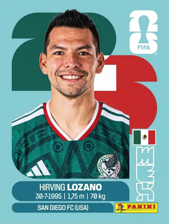 Postal MEX17 Hirving Lozano