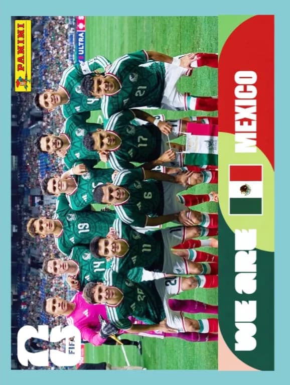 Postal MEX2 Equipo Mexico
