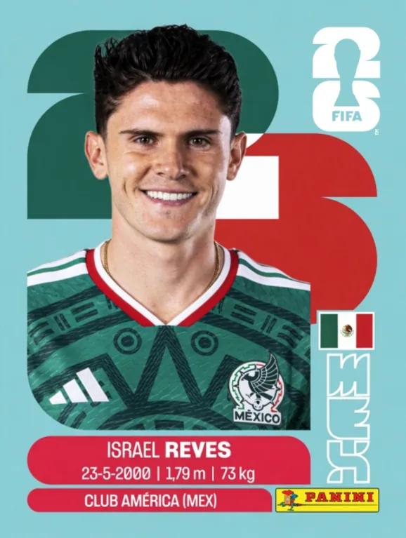 Postal MEX7 Israel Reyes