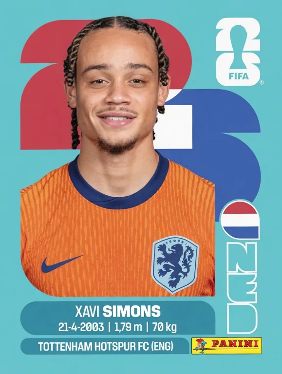 Postal NED8 Xavi Simons