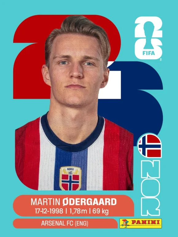 Postal NOR10 Martin Odegaard