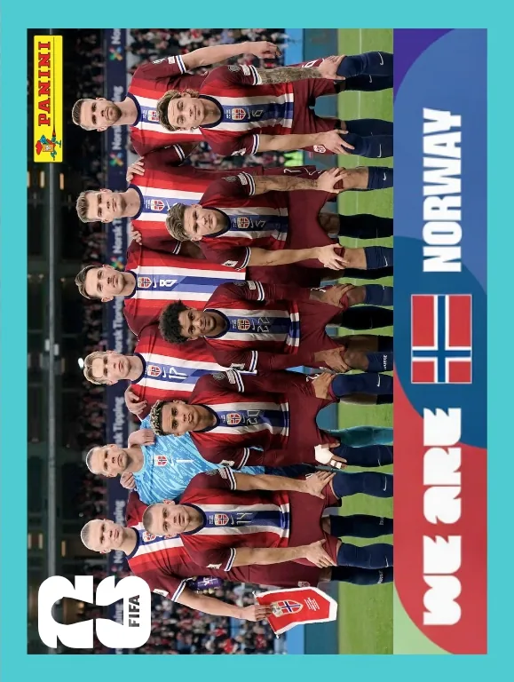 Postal NOR2 Equipo Noruega