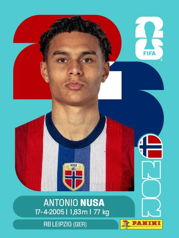 Postal NOR7 Antonio Nusa