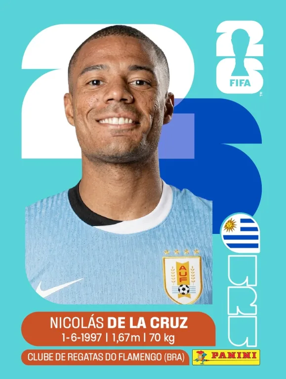 Postal URU10 Nicolas De La Cruz