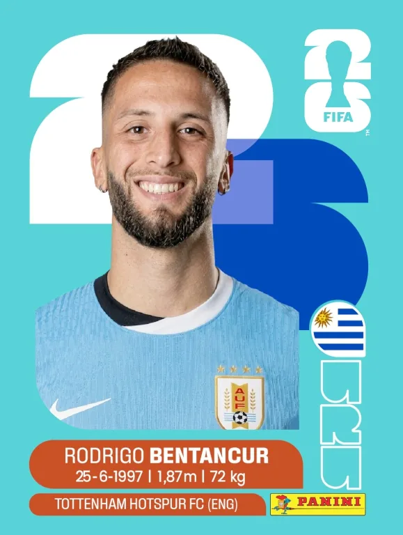 Postal URU11 Rodrigo Bentancur