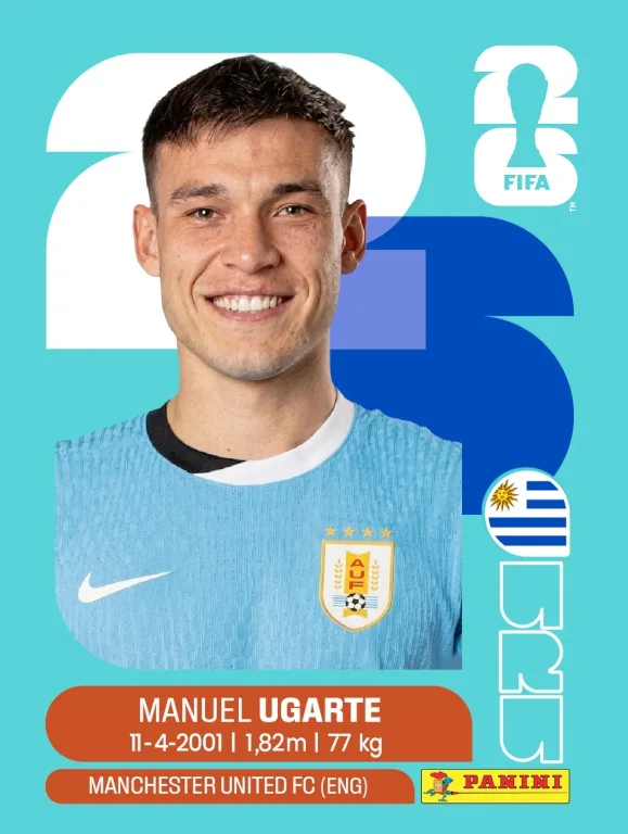 Postal URU12 Manuel Ugarte
