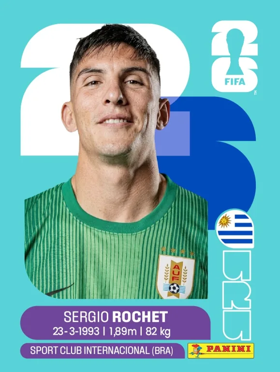 Postal URU3 Sergio Rochet